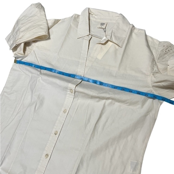 🆕 Matilda Jane Good Hart Button Down Eyelet Detail Sleeve in Ivory - Picture 6 of 8